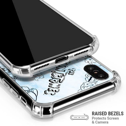 The Flinstones The Flintstones Tie Dye Print iPhone XS Max Clear Case